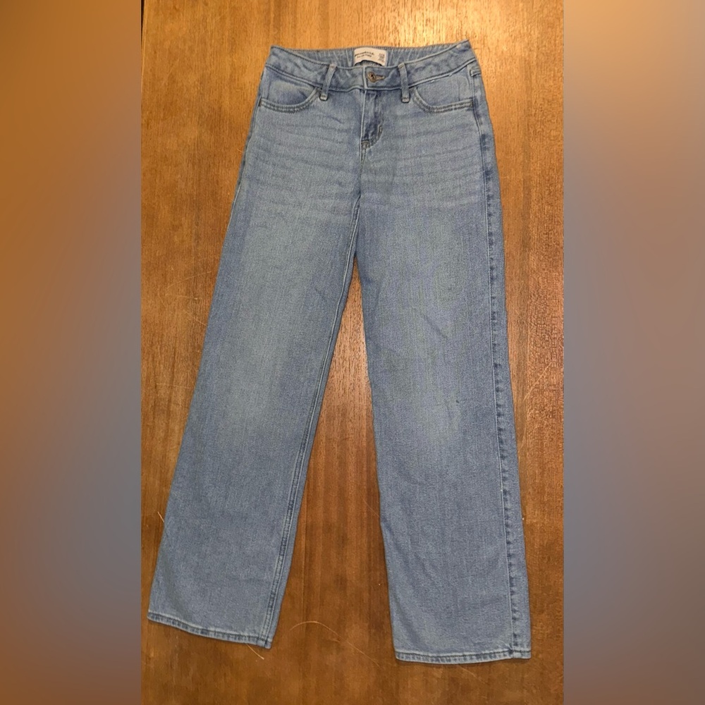 Abercrombie Kids Light Blue Straight Leg Jeans